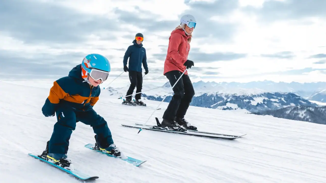 brixental winter familie skifahren 1